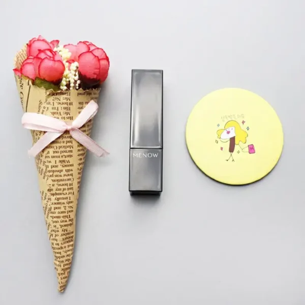 1Pc Cute Cartoon Mini Portable Circular Hand Mirror Pocket Portable Makeup Tool U2JD - Image 3